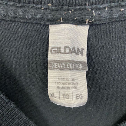 古着 used　GILDAN ギルダン　半袖カレッジプリントTシャツ　VCU　バージニア・コモンウェルス大学　黒　XLサイズ