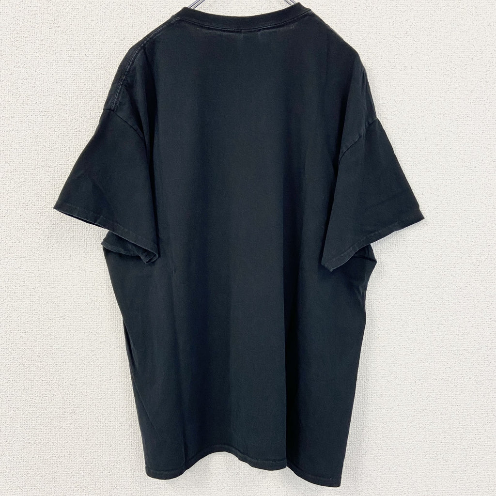 古着 used　GILDAN ギルダン　半袖カレッジプリントTシャツ　VCU　バージニア・コモンウェルス大学　黒　XLサイズ