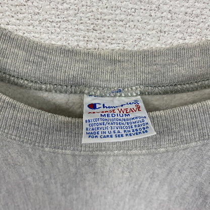 90s　Champion　チャンピオン　リバースウィーブ　スウェット/トレーナー　刺繍タグ　霜降りグレー　XLサイズ