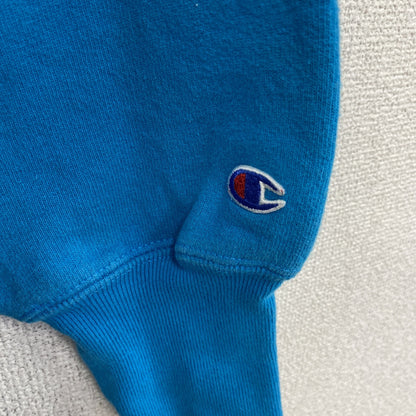 90s　Champion　チャンピオン　リバースウィーブ　スウェット/トレーナー　刺繍タグ　ライトブルー　XLサイズ
