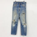 Levi's　リーバイス　606　ダメージデニムパンツ/ジーンズ　ジップフライ　縦落ち　インディゴ　W31サイズ