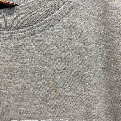 古着 used　Kangaroo　カンガルー　半袖アニマル刺繍Tシャツ　クルーネック　オーストラリア　シドニー　グレー　Sサイズ
