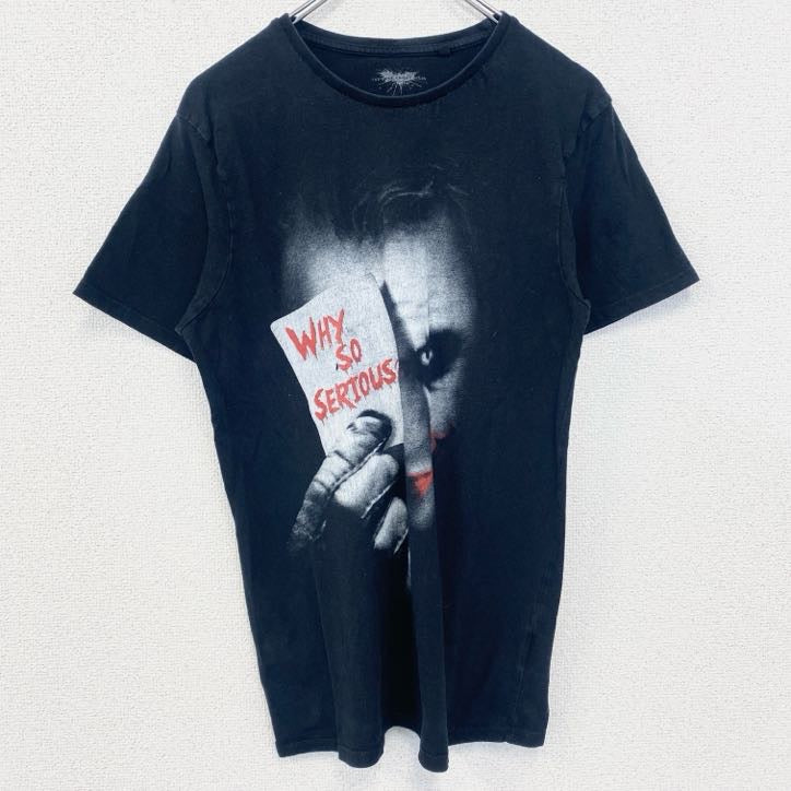 古着 used　THE DARK KNIGHT　ダークナイト　半袖キャラクタープリントTシャツ　バットマン　ジョーカー　Sサイズ