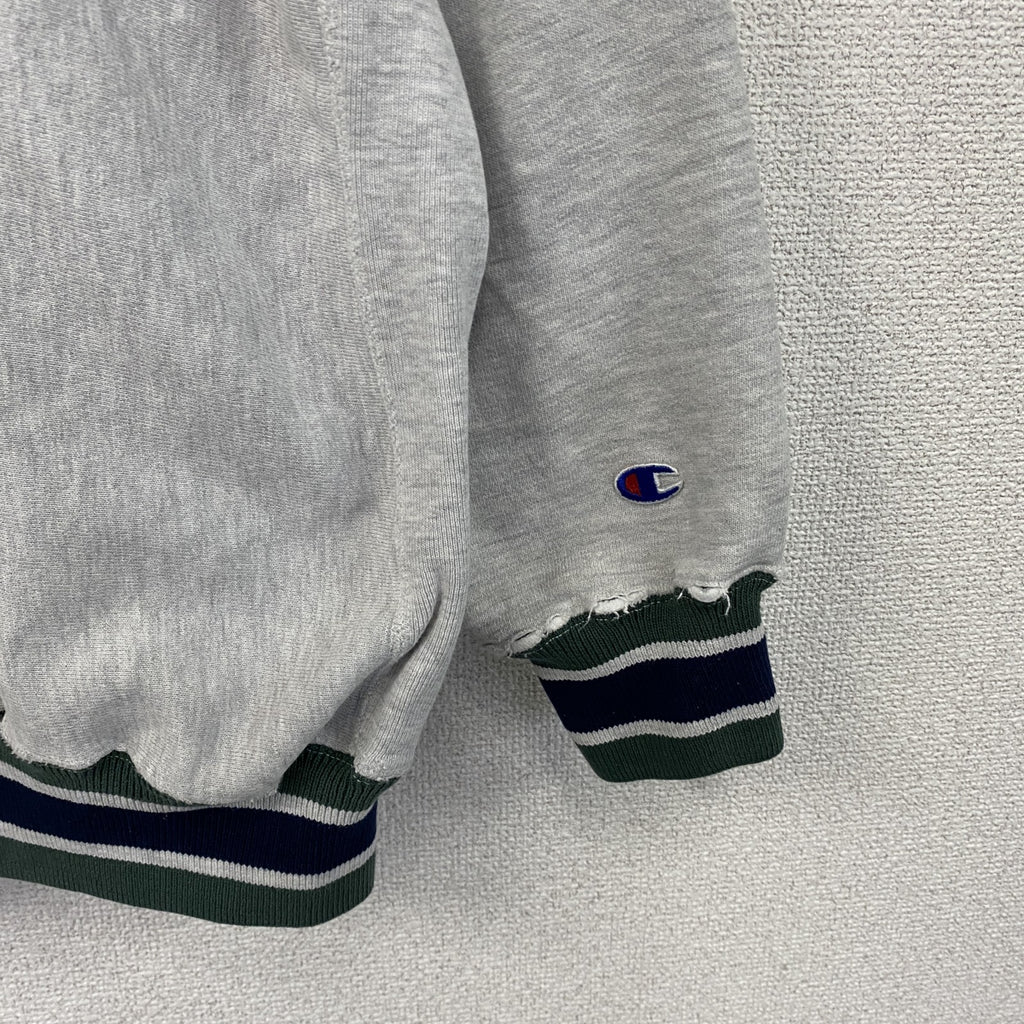 90s　Champion　チャンピオン　リバースウィーブ　スウェット/トレーナー　刺繍タグ　霜降りグレー　XLサイズ