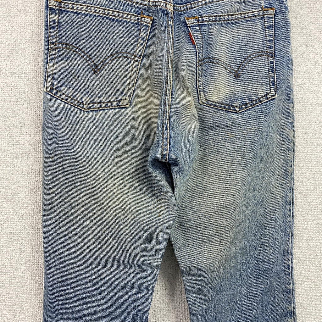 Levi's　リーバイス　606　ダメージデニムパンツ/ジーンズ　ジップフライ　縦落ち　インディゴ　W31サイズ