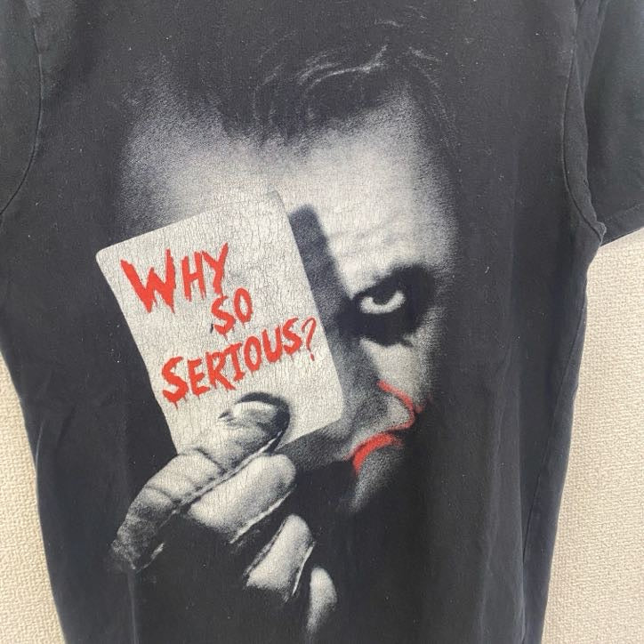 古着 used　THE DARK KNIGHT　ダークナイト　半袖キャラクタープリントTシャツ　バットマン　ジョーカー　Sサイズ