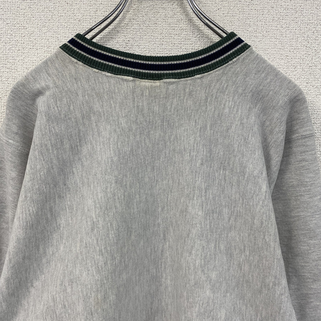 90s　Champion　チャンピオン　リバースウィーブ　スウェット/トレーナー　刺繍タグ　霜降りグレー　XLサイズ