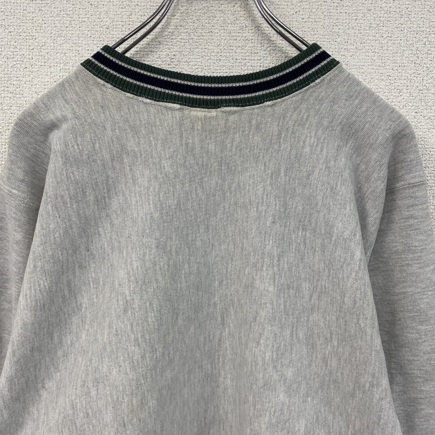 90s　Champion　チャンピオン　リバースウィーブ　スウェット/トレーナー　刺繍タグ　霜降りグレー　XLサイズ