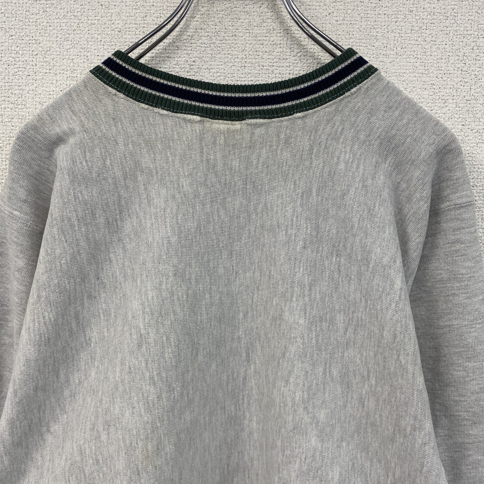 90s　Champion　チャンピオン　リバースウィーブ　スウェット/トレーナー　刺繍タグ　霜降りグレー　XLサイズ