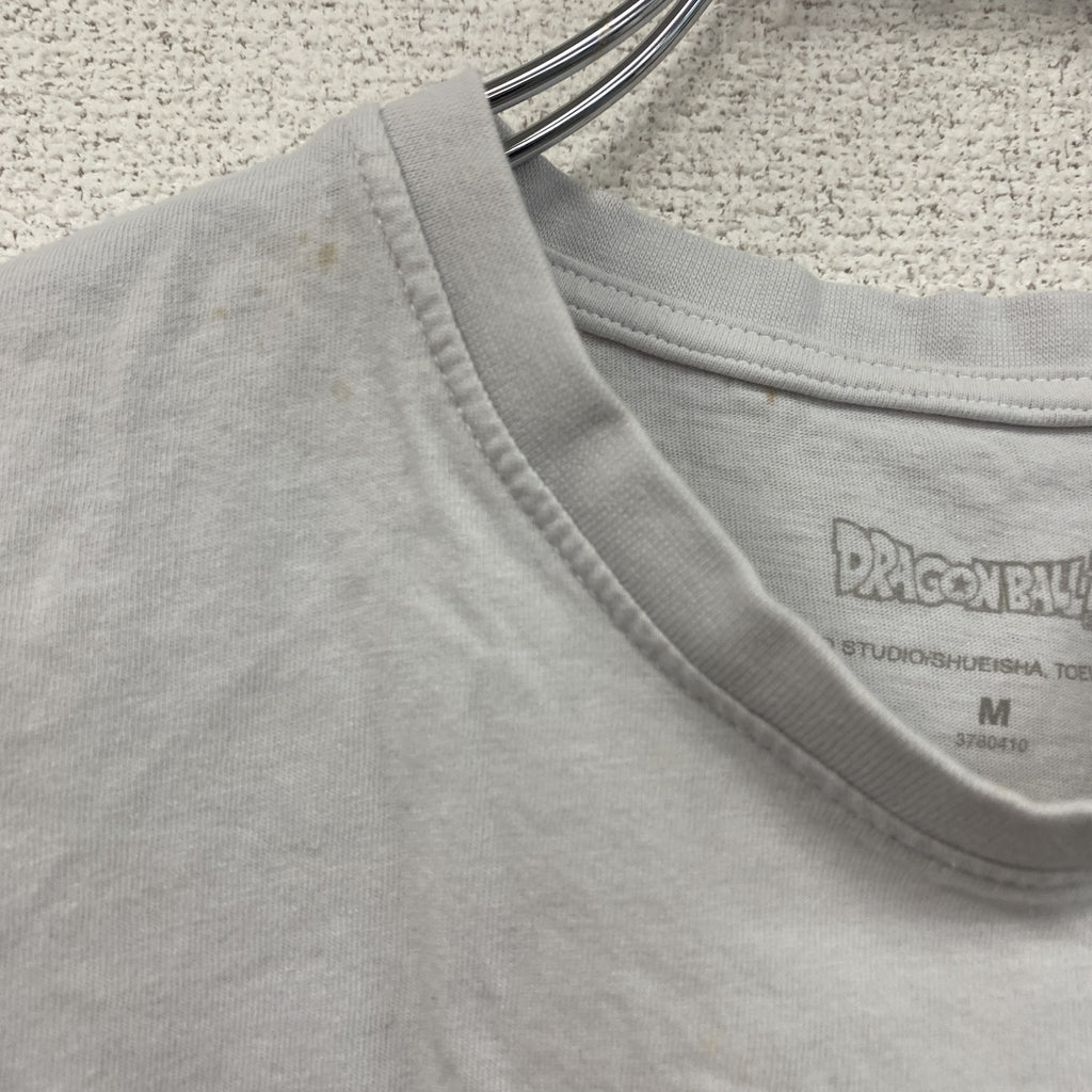 DRAGONBALL　ドラゴンボール超　孫悟空　半袖プリントTシャツ　キャラクターT　アニメT　白　ホワイト　Mサイズ