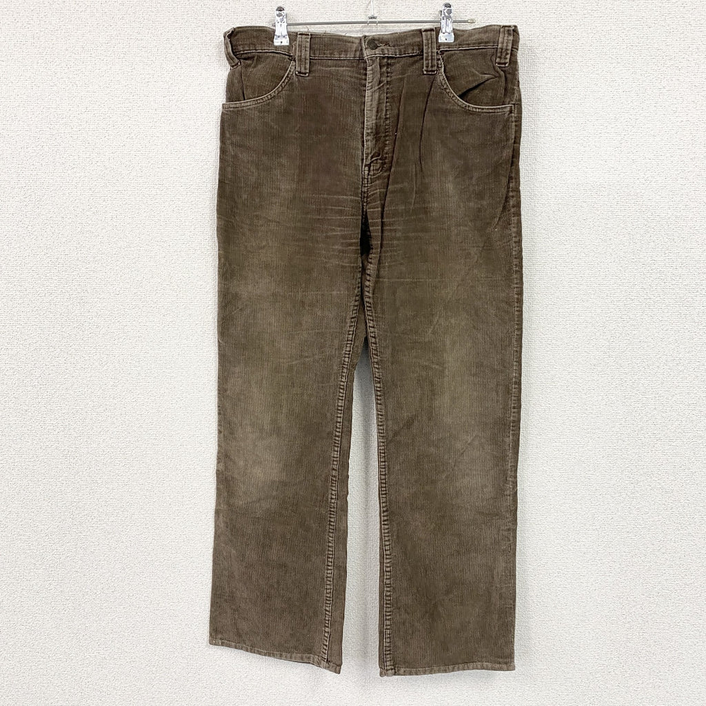 Levi's　リーバイス　646　コーデュロイパンツ　ジップフライ　茶色　ブラウン　W36サイズ