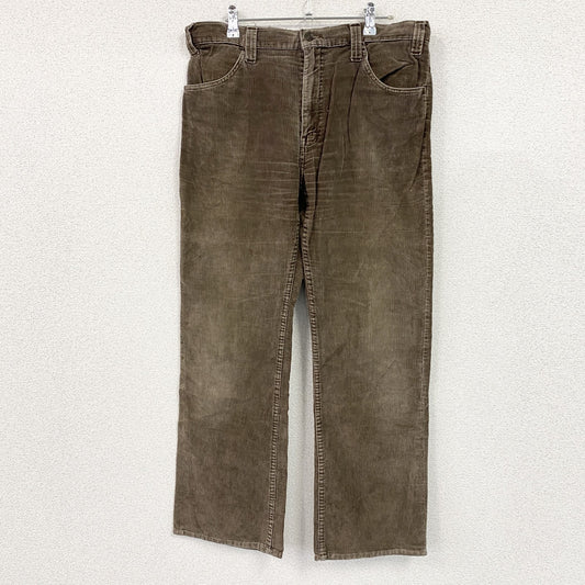 Levi's　リーバイス　646　コーデュロイパンツ　ジップフライ　茶色　ブラウン　W36サイズ