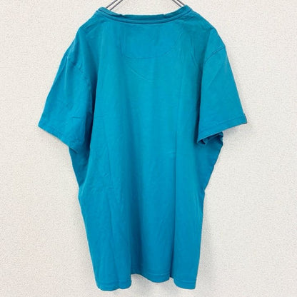 古着 used　HEMISPHERE　SPORT　半袖プリントTシャツ　水色　Y2K　レトロ　ライトブルー　XXLサイズ