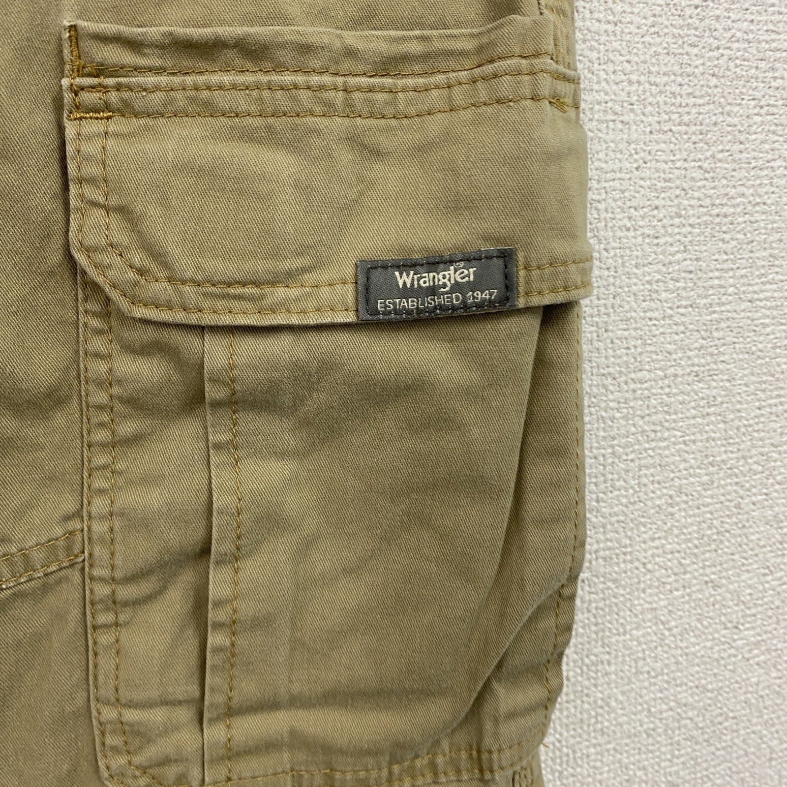 Wrangler　ラングラー　カーゴパンツ　ジップフライ　ベージュ　W38サイズ