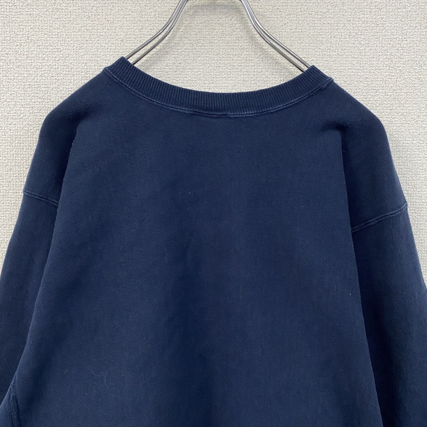 90s　Champion　チャンピオン　リバースウィーブ　スウェット/トレーナー　刺繍タグ　紺　ネイビー　Lサイズ