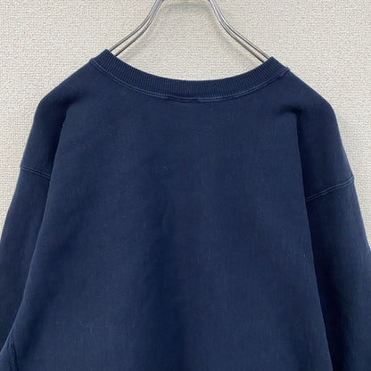 90s　Champion　チャンピオン　リバースウィーブ　スウェット/トレーナー　刺繍タグ　紺　ネイビー　Lサイズ