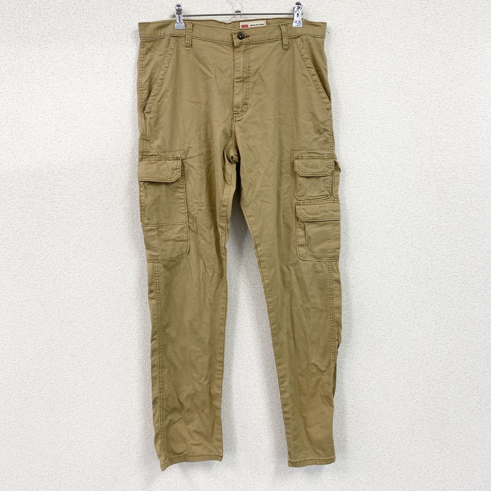 Wrangler　ラングラー　カーゴパンツ　ジップフライ　ベージュ　W34サイズ