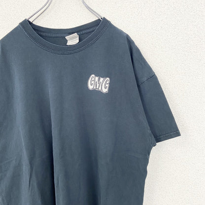 古着 used　GILDAN ギルダン　半袖プリントTシャツ　ビッグT　GMG　Gas Monkey　クルーネック　黒　XLサイズ