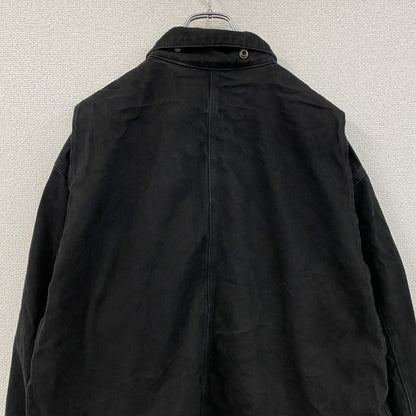 GET USED CLASSIC JEANS　ワークジャケット　カバーオール　4つポケット　黒　ブラック　Lサイズ