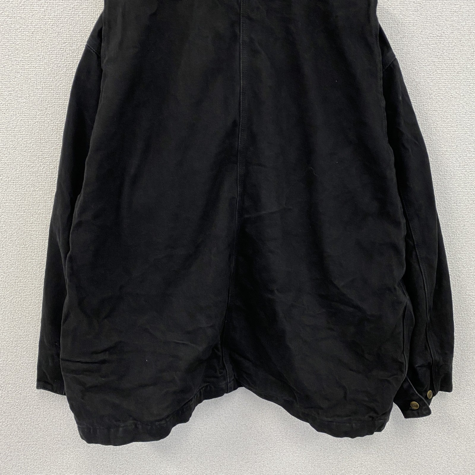 GET USED CLASSIC JEANS　ワークジャケット　カバーオール　4つポケット　黒　ブラック　Lサイズ