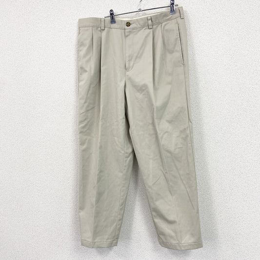 L.L.Bean　エルエルビーン　チノパンツ　ジップフライ　ベージュ　W37サイズ