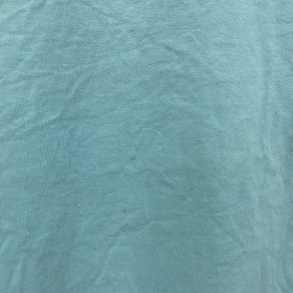 COMFORT COLORS　長袖プリントTシャツ　エメラルドグリーン　Mサイズ