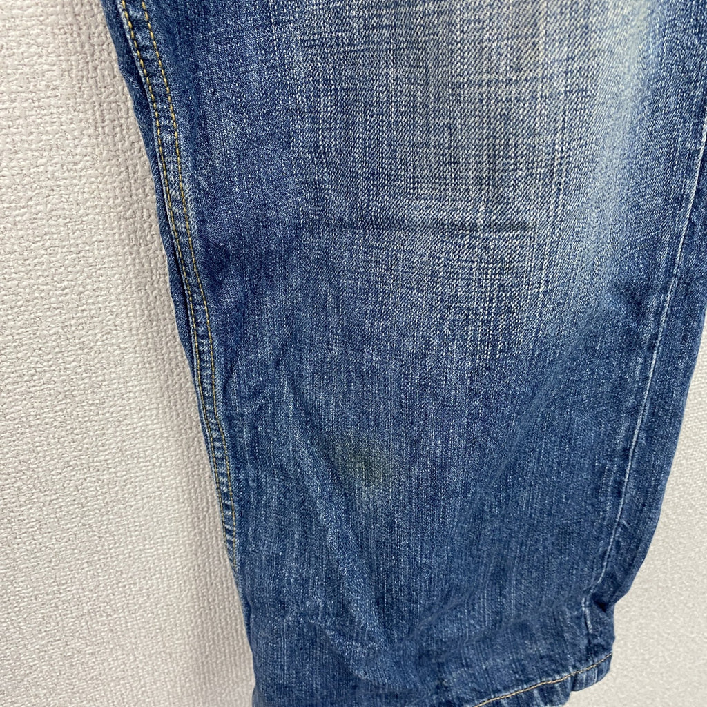GAP　ギャップ　デニムパンツ/ジーンズ　ジップフライ　デカポケット　縦落ち　小文字タグ　インディゴ　Lサイズ