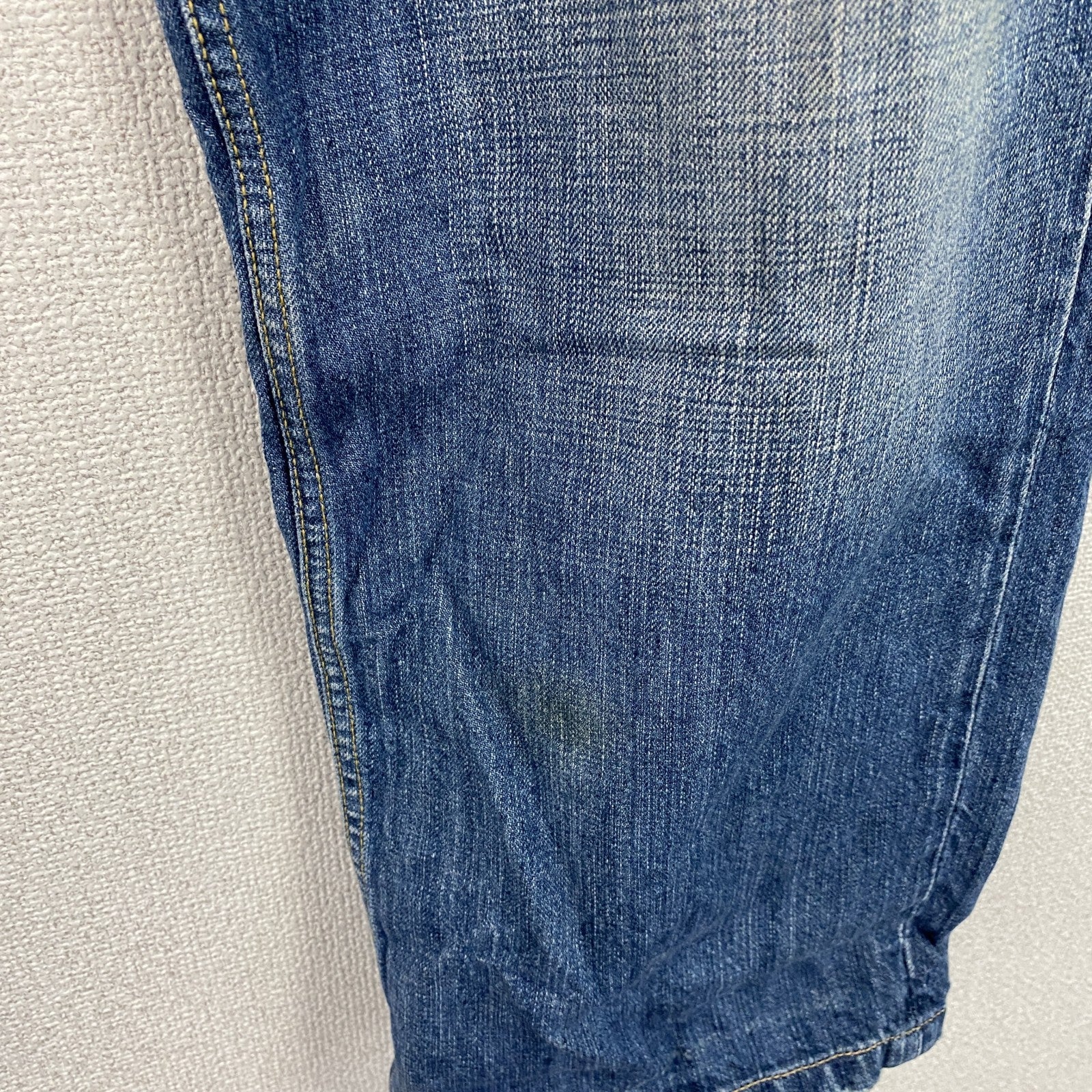 GAP　ギャップ　デニムパンツ/ジーンズ　ジップフライ　デカポケット　縦落ち　小文字タグ　インディゴ　Lサイズ