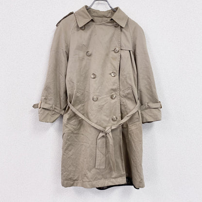 LONDON FOG　ロンドンフォグ　ダブルトレンチコート　ベージュ　8サイズ