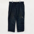 Dickies　ディッキーズ　ダブルニーワークパンツ　ジップフライ　ワンポイント　黒 ブラック