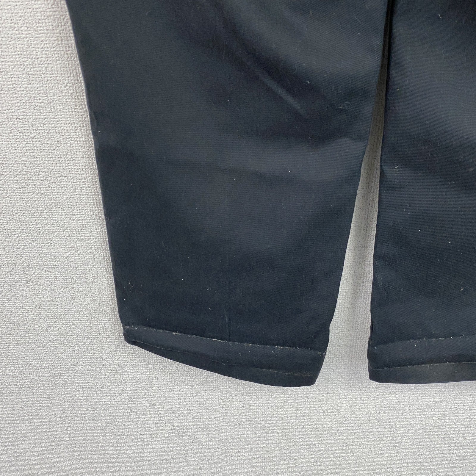 Dickies　ディッキーズ　ダブルニーワークパンツ　ジップフライ　ワンポイント　黒 ブラック