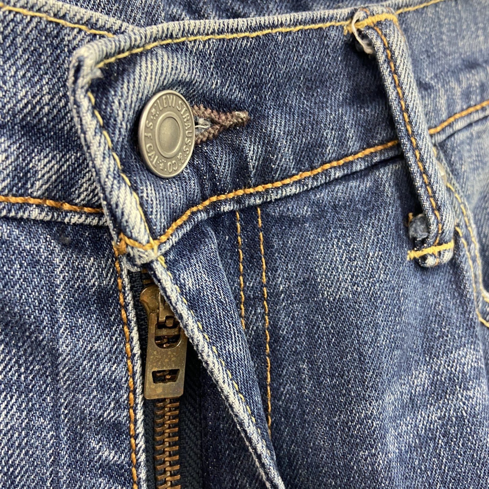 Levi's　リーバイス　513　デニムパンツ/ジーンズ　ハチの巣　フェード　縦落ち　ジップフライ　インディゴ　W31サイズ