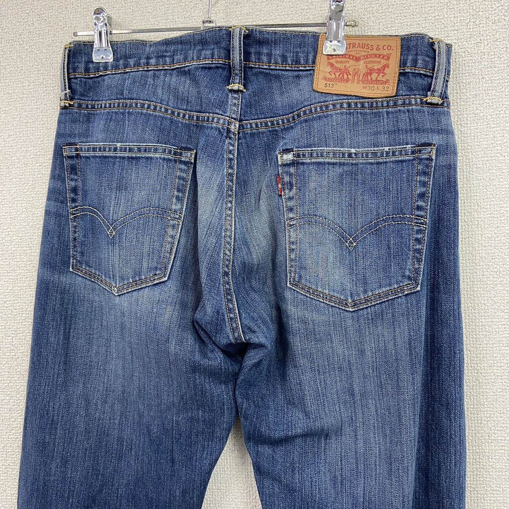 Levi's　リーバイス　513　デニムパンツ/ジーンズ　ハチの巣　フェード　縦落ち　ジップフライ　インディゴ　W31サイズ