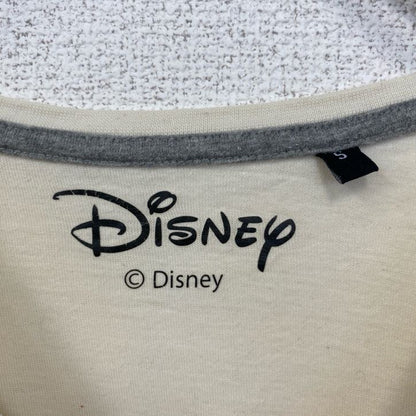 古着 used　Disney　ディズニー　半袖ビッグデザインプリントTシャツ　ミッキーマウス　Mickey　白　Sサイズ