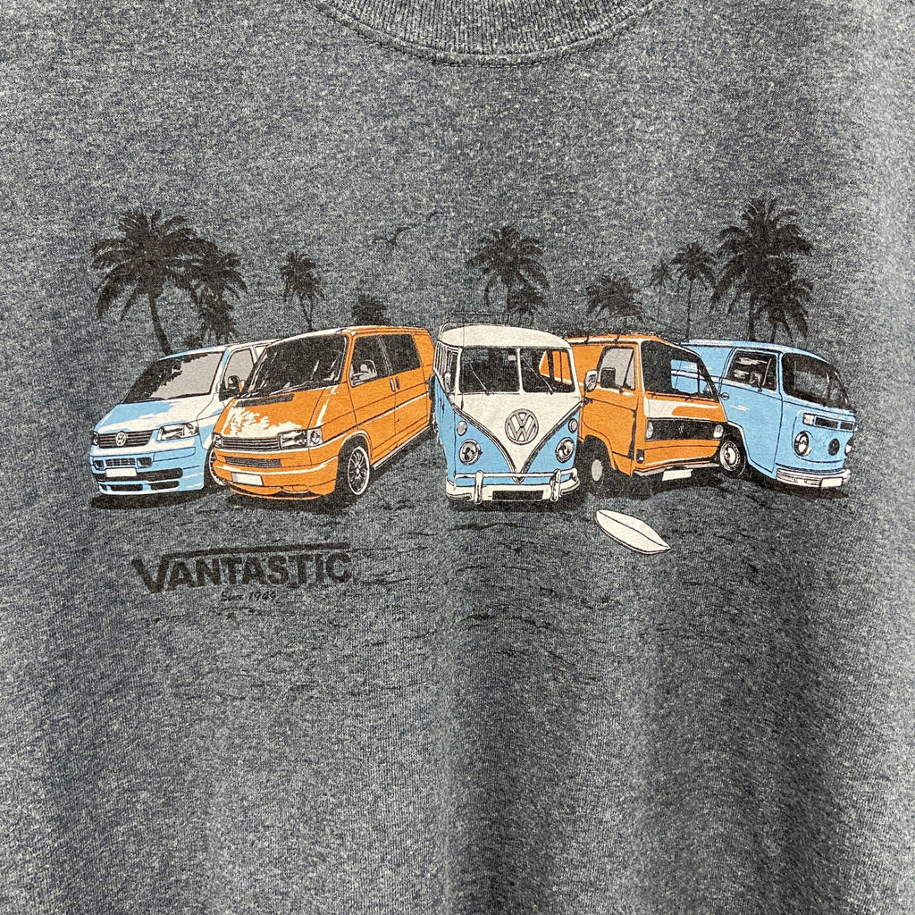 GILDAN ギルダン　半袖プリントTシャツ　灰色　グレー　XLサイズ