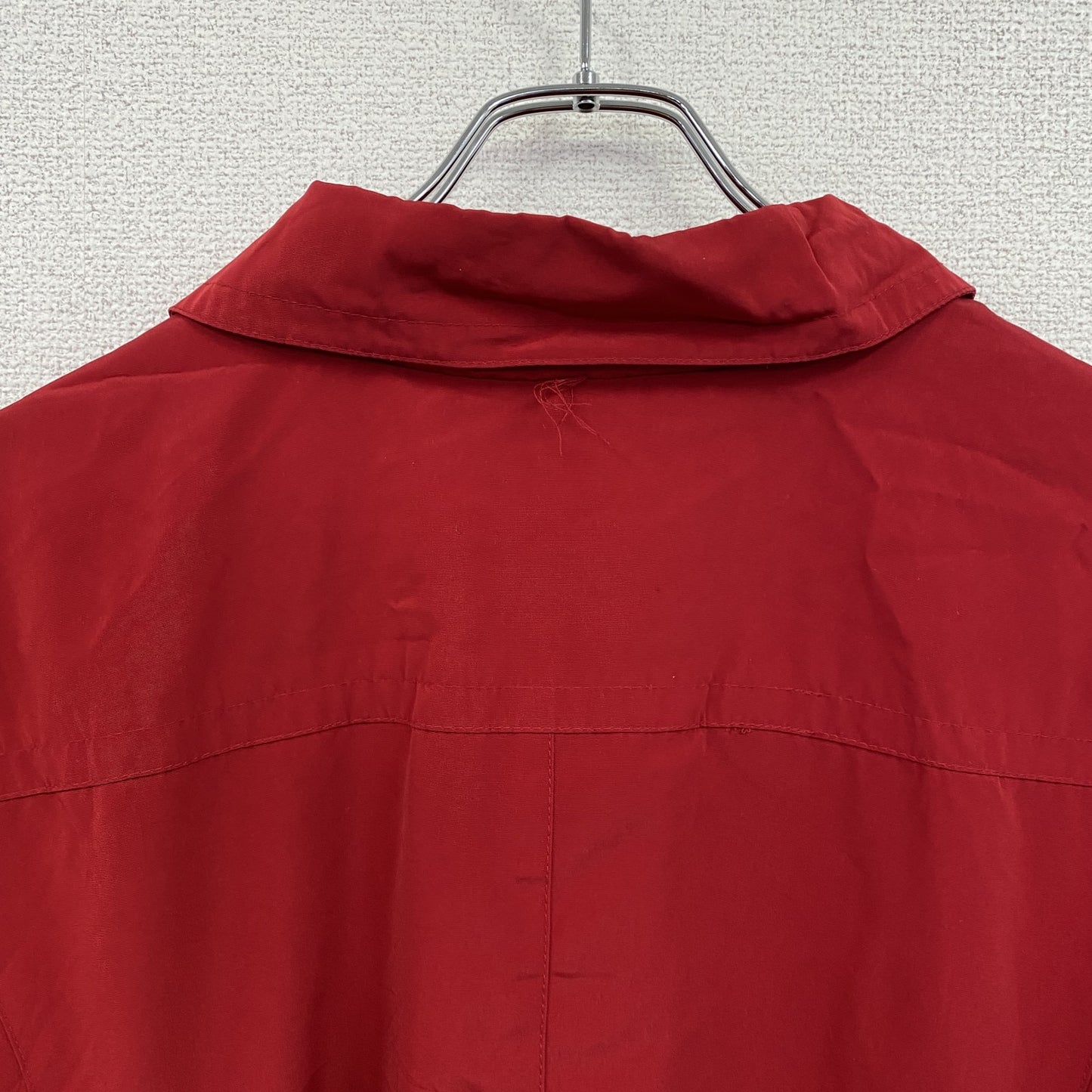 LONDON FOG　ロンドンフォグ　ステンカラーコート/バルマカーンコート　赤　レッド　Lサイズ