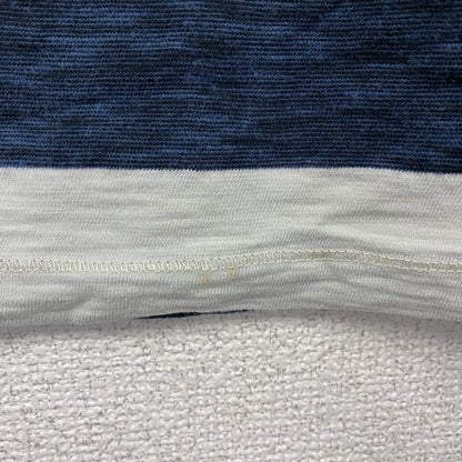 SCOTCH SHRUNK　長袖プリントTシャツ　ボーダー柄　白　ホワイト　紺　ネイビー