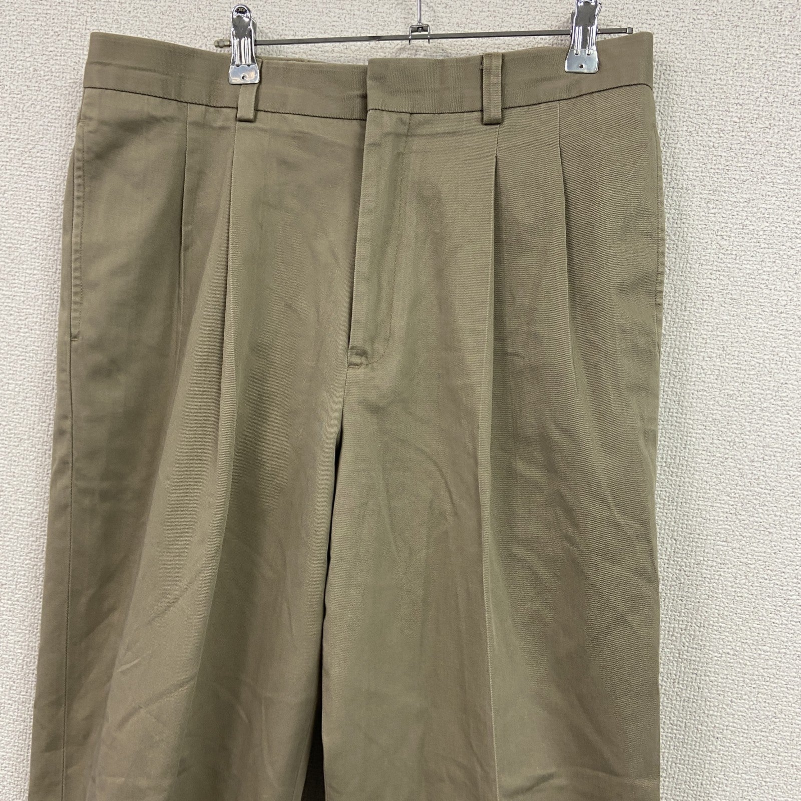 L.L.Bean　エルエルビーン　テーパードパンツ　ジップフライ　ワークパンツ　ベージュ