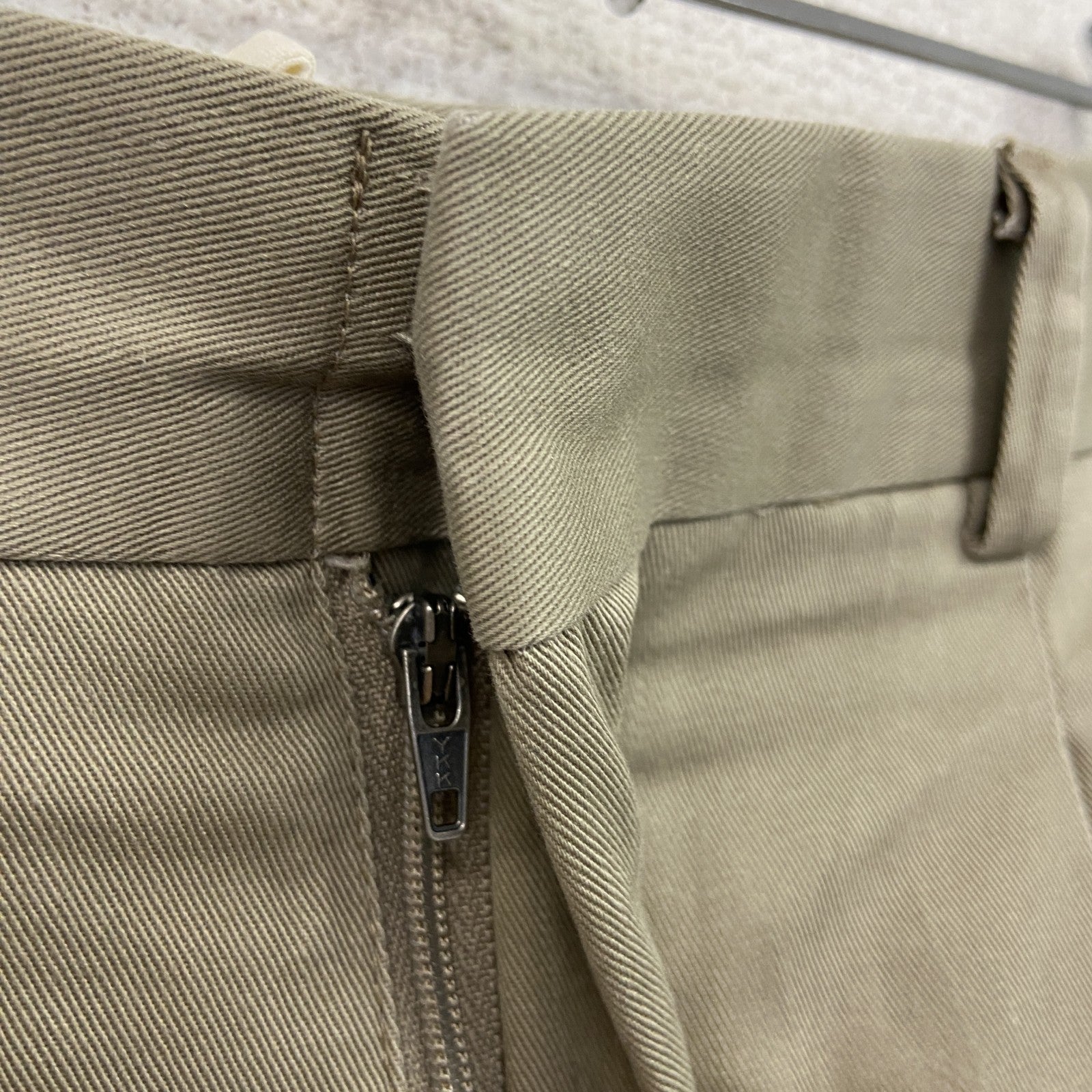 L.L.Bean　エルエルビーン　テーパードパンツ　ジップフライ　ワークパンツ　ベージュ