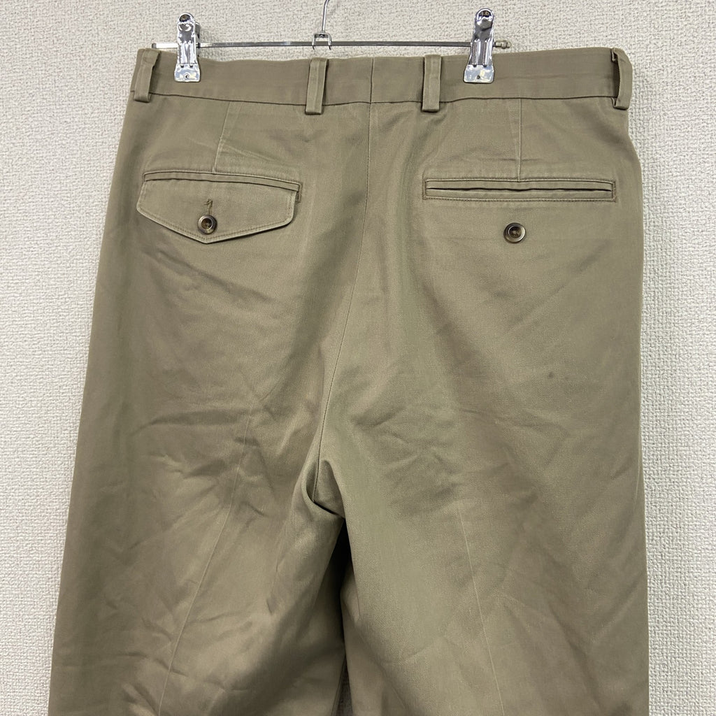 L.L.Bean　エルエルビーン　テーパードパンツ　ジップフライ　ワークパンツ　ベージュ