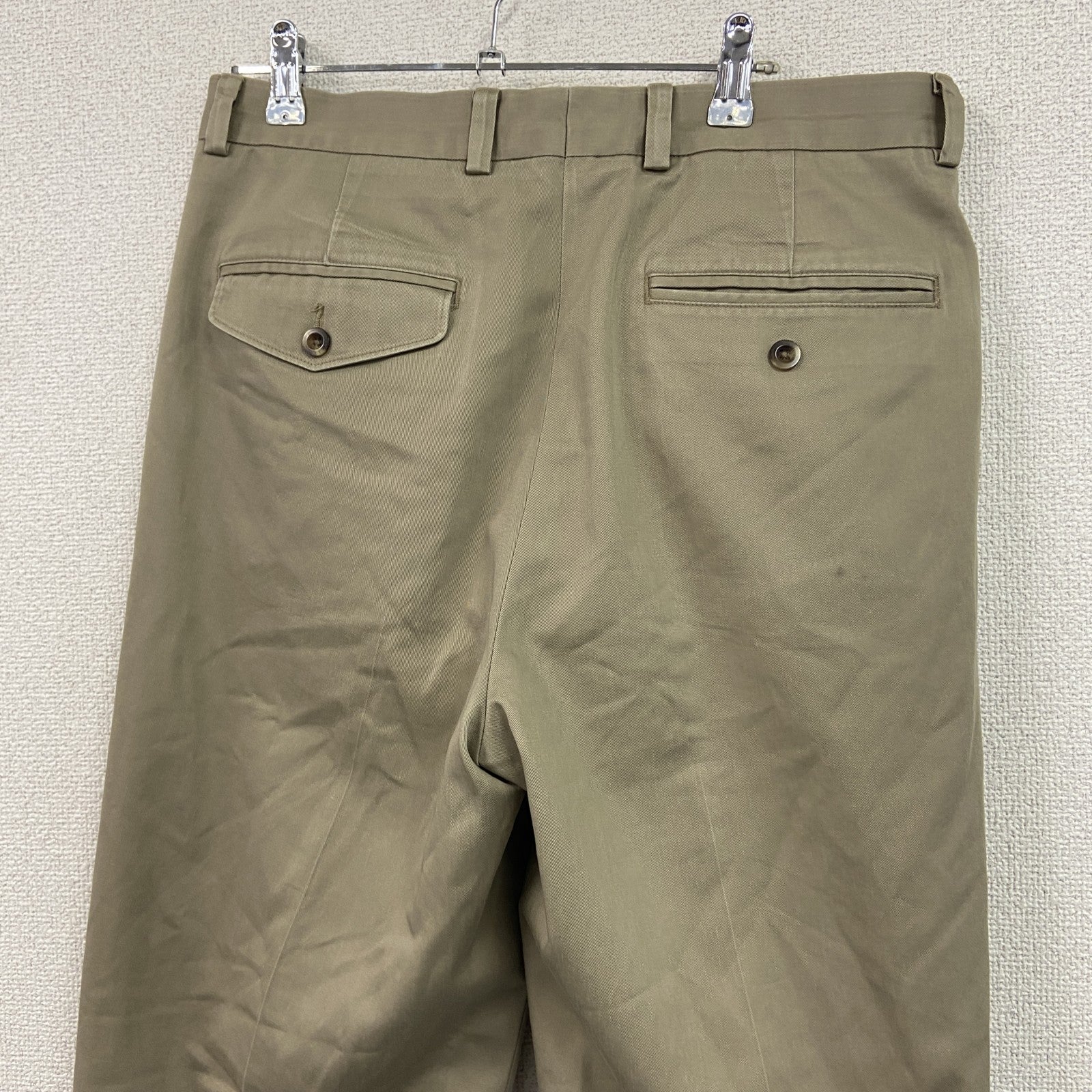 L.L.Bean　エルエルビーン　テーパードパンツ　ジップフライ　ワークパンツ　ベージュ