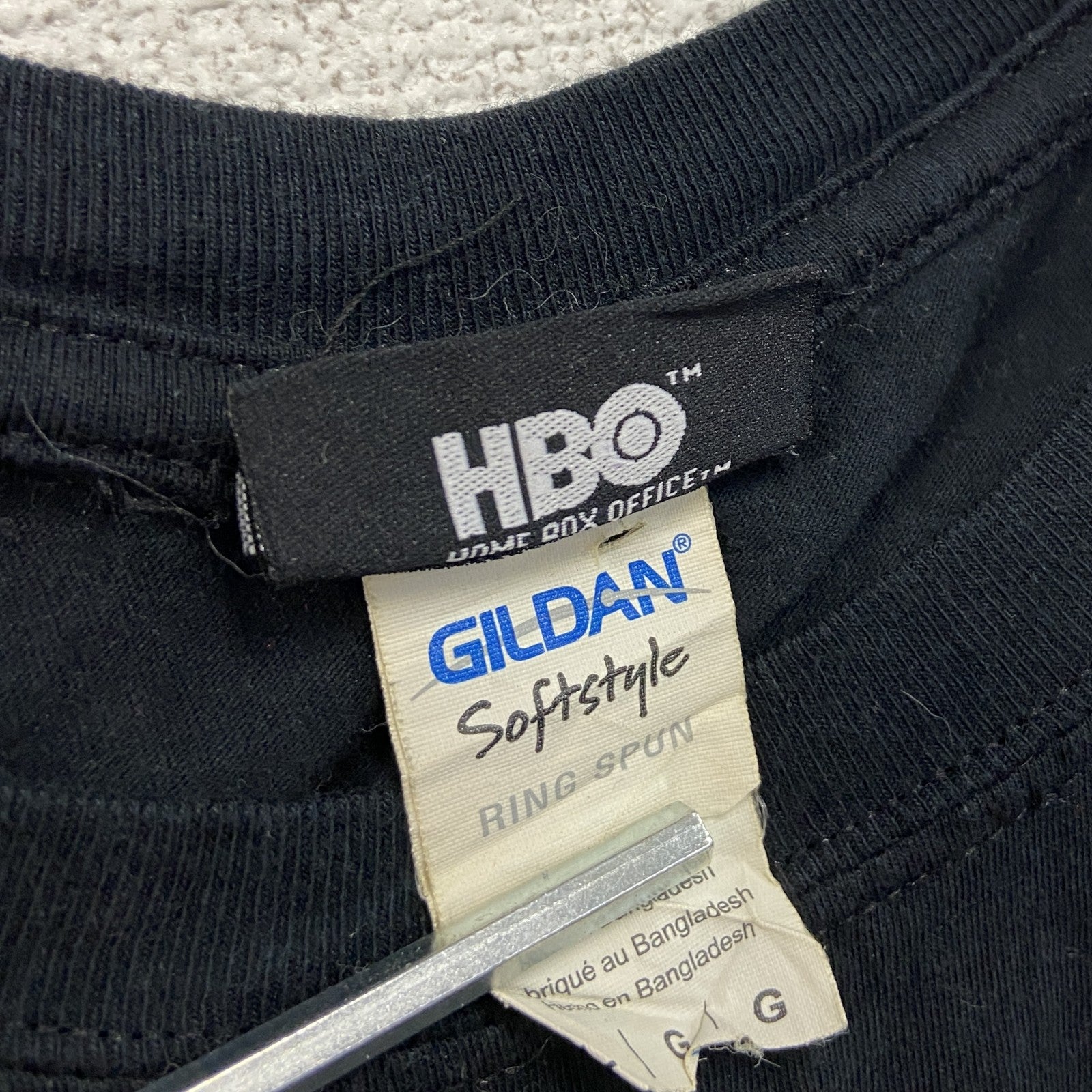 GILDAN ギルダン　GAME OF THRONES　半袖プリントTシャツ　黒　ブラック　Lサイズ