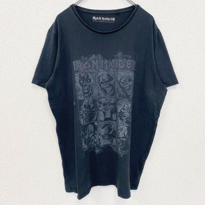 古着 used　IRON MAIDEN　アイアンメイデン　半袖プリントTシャツ　バンドT　ヘヴィメタ　黒　ブラック　XLサイズ