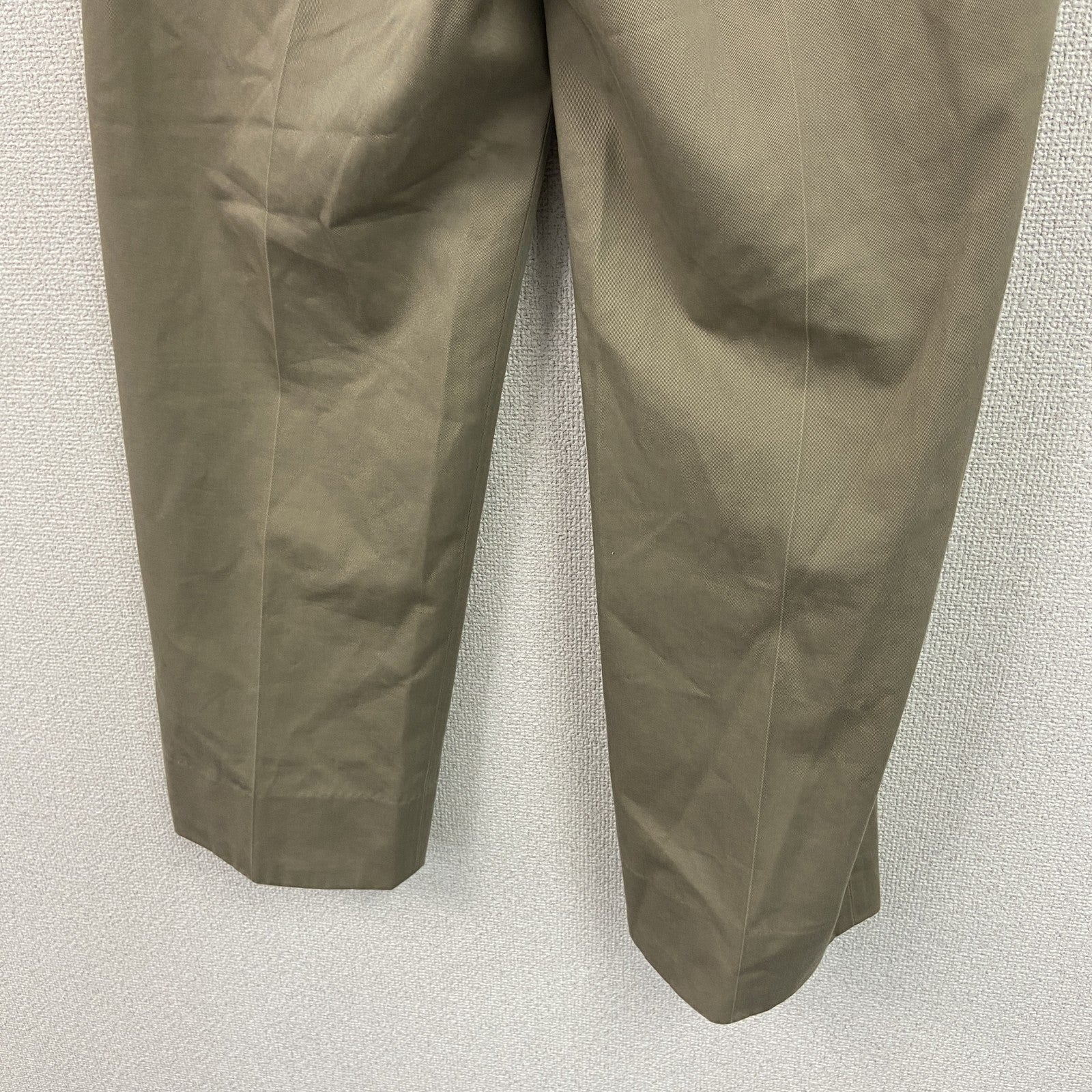 L.L.Bean　エルエルビーン　テーパードパンツ　ジップフライ　ワークパンツ　ベージュ