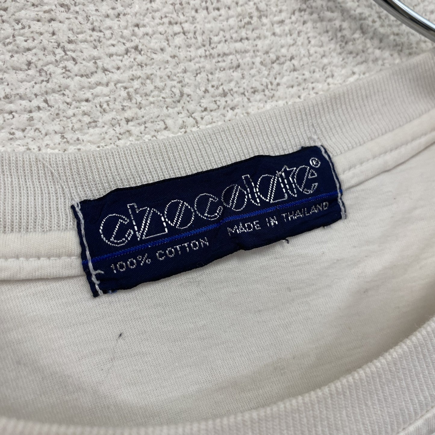 Chocolate　ゴッホ　半袖プリントアートTシャツ　アイリスのある花瓶　花柄　クルーネック　白　ホワイト