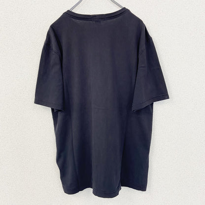古着 used　LAND'S END　ランズエンド　半袖無地Tシャツ　シンプルデザイン　ノームコア　クルーネック　黒　Mサイズ