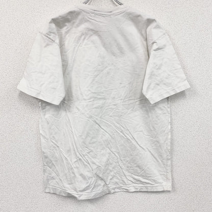 Chocolate　ゴッホ　半袖プリントアートTシャツ　アイリスのある花瓶　花柄　クルーネック　白　ホワイト