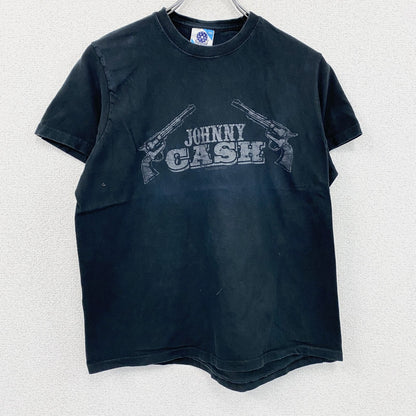 Starworld　JOHNNY CASH　半袖プリントTシャツ　黒　ブラック　Mサイズ