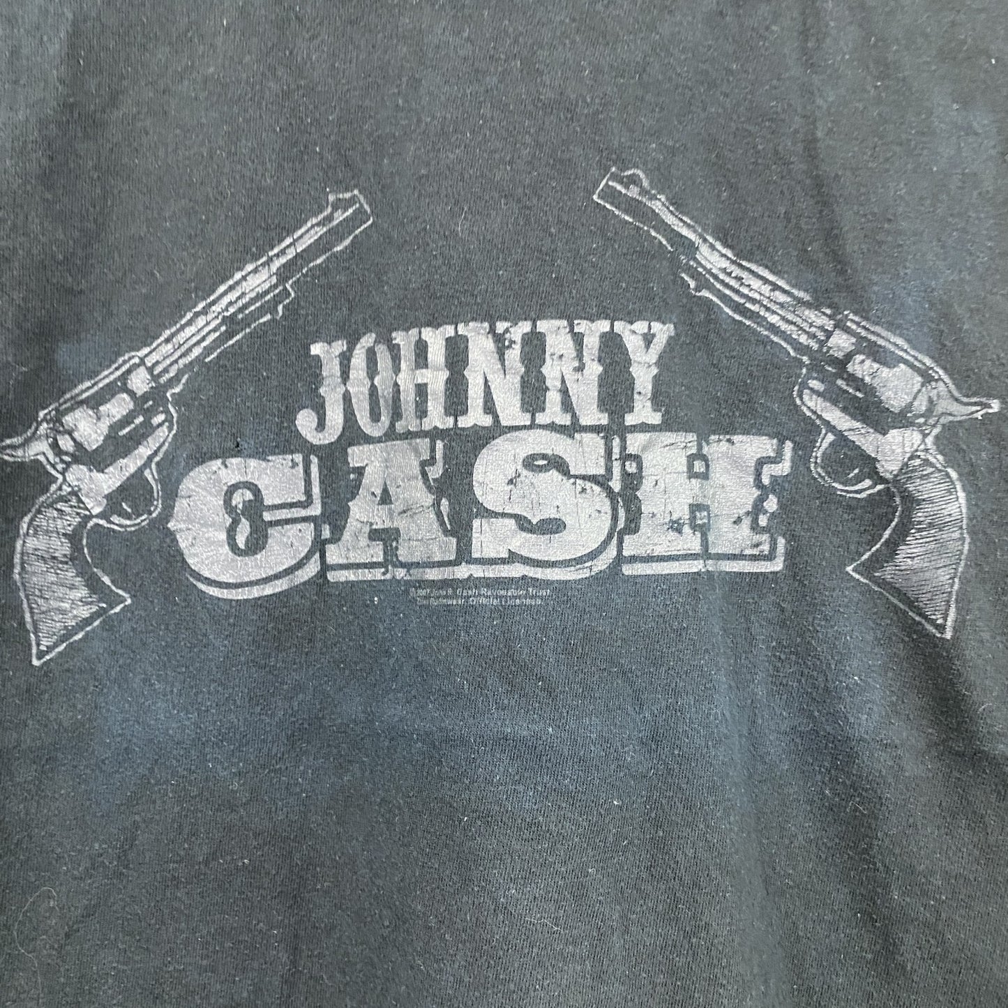 Starworld　JOHNNY CASH　半袖プリントTシャツ　黒　ブラック　Mサイズ
