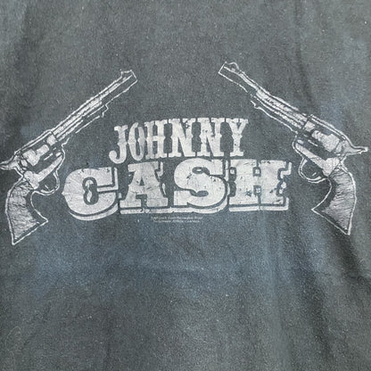 Starworld　JOHNNY CASH　半袖プリントTシャツ　黒　ブラック　Mサイズ